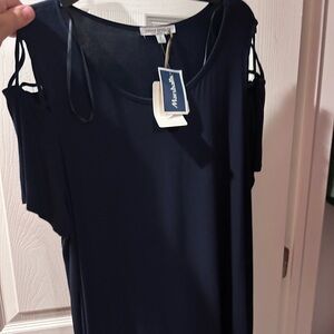 Long top for leggings with short sleeve